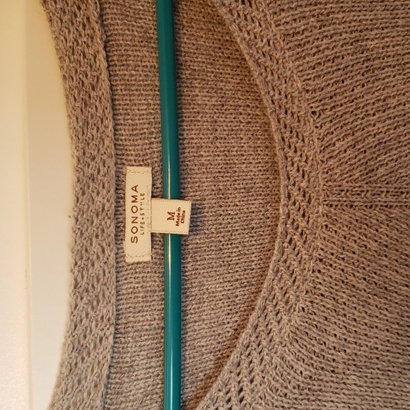 Grey knitted long sleeve sweater - Picture 2 of 5